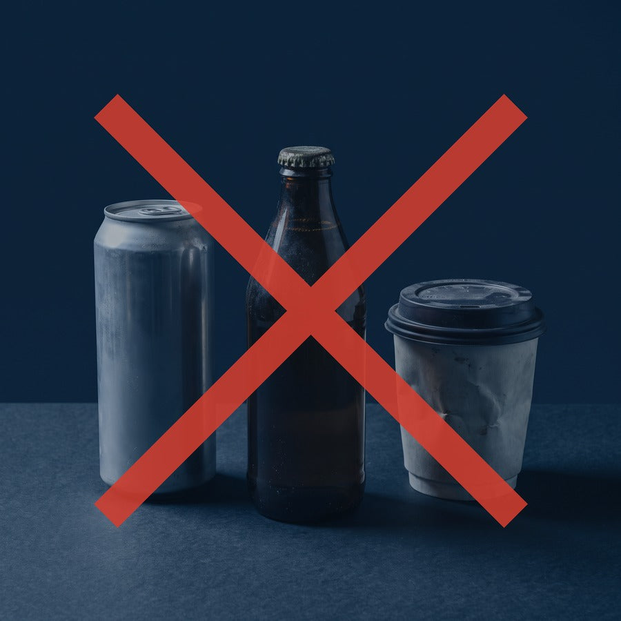Energy drinks, beer and servo coffee